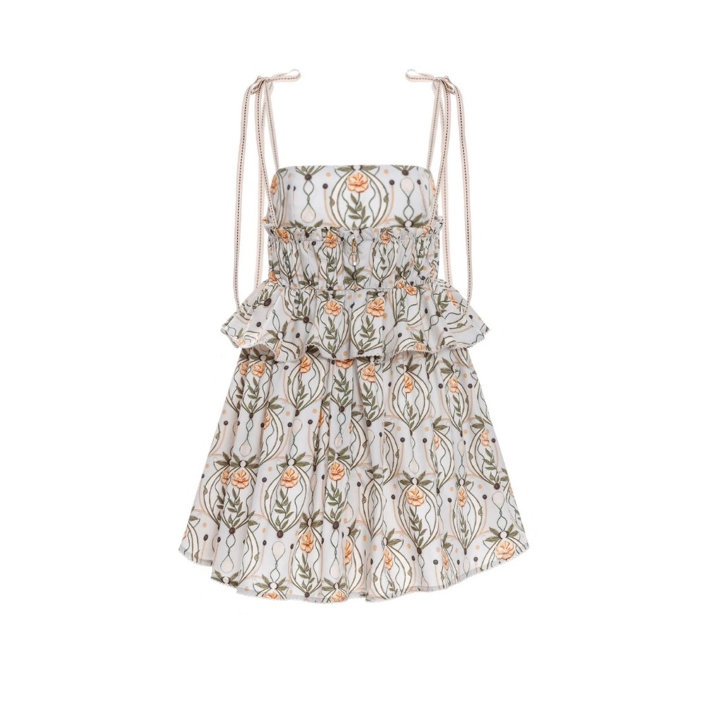 Agua Bendita Salvador Encaje Mini Dress XS
